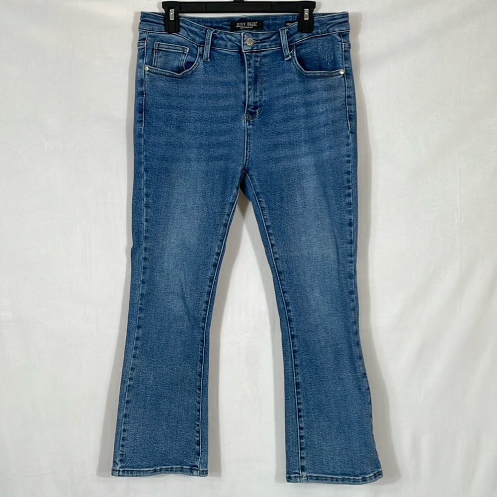 Judy Blue Classic Blue Cropped Jeans